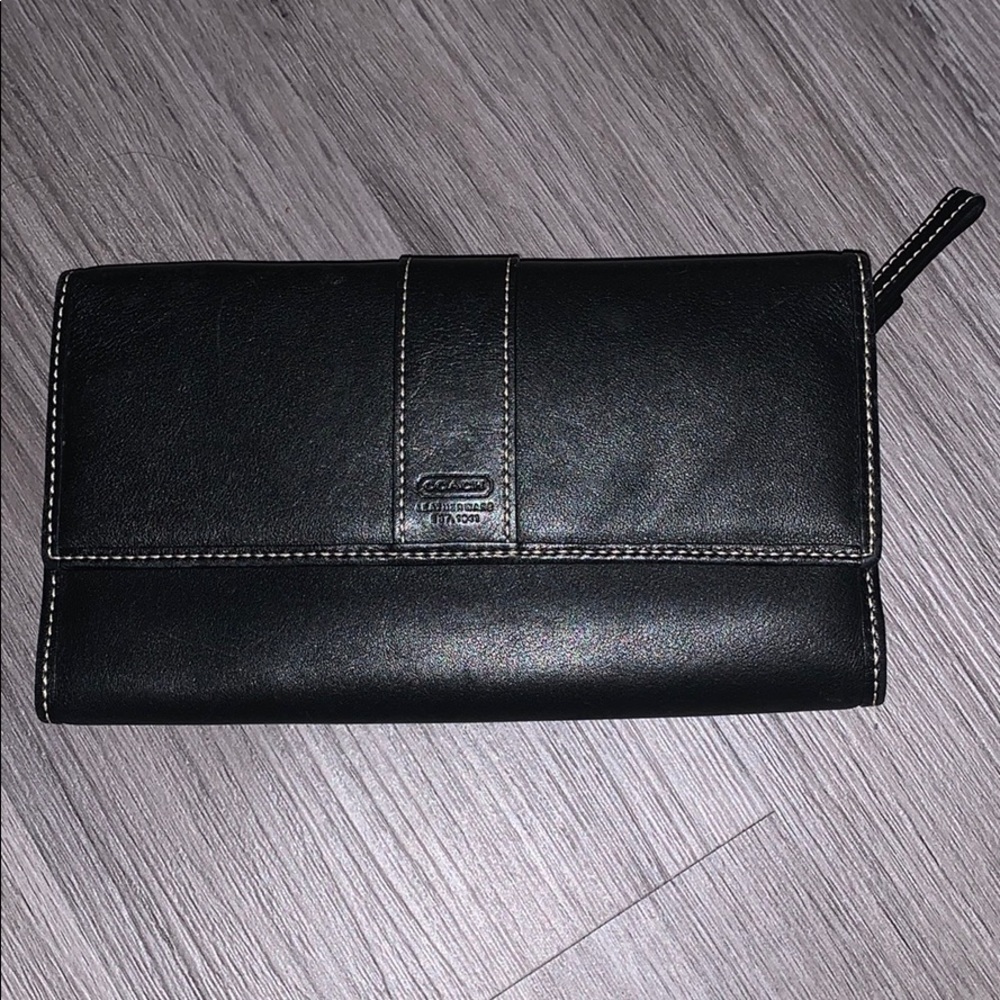 Black Coach Clutch/Wallet